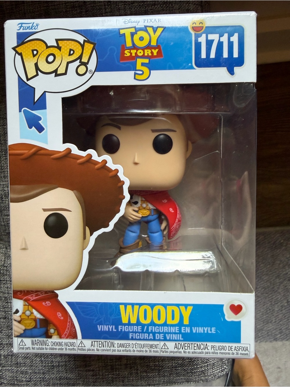Funko Woody Vinyl Figure - Brown, Red, Blue